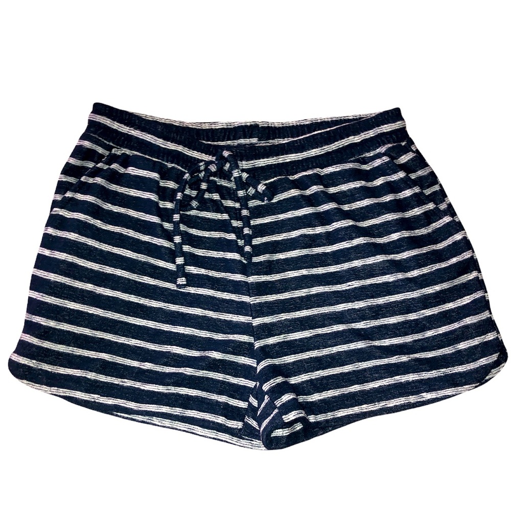 Striped Terry Cloth Cynthia Rowley Shorts NWT